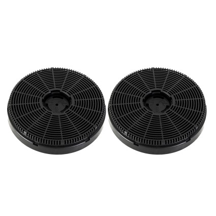 Devanti 16cm Range Hood Carbon Charcoal Filters X2 - Easy Install, Ductless Design, Fresh Kitchen Air, Replace 6 Months