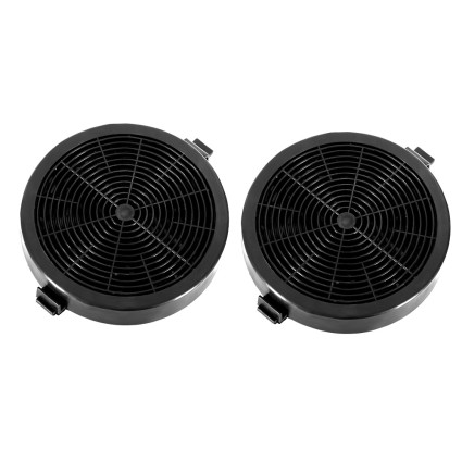 Devanti 11cm Range Hood Carbon Charcoal Filters Replacement - Effective Odour Absorption, Easy Install, Set of 2