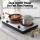 Devanti 2 Hobs Ceramic Cooktop 2400W Infrared Knob Control Black Glass 50x33x7cm Easy Clean 2 Zone Electric