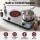 Devanti 2 Hobs Ceramic Cooktop 2400W Infrared Knob Control Black Glass 50x33x7cm Easy Clean 2 Zone Electric