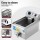 Devanti 3000W Electric Deep Fryer 10L Stainless Steel Commercial Fryer with Basket, Lid & Oil Drain Tap