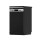 Devanti Freestanding Dishwasher, Stainless Steel, 10 Place Settings, Black, Energy Efficient, Quiet Operation