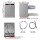 Devanti 60cm 14-Setting Freestanding Dishwasher Silver, 4.5-Star Rating, LED, Child Lock, Quiet Operation