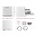 Devanti Benchtop Dishwasher, Stainless Steel, 3 Place Settings, White - Touch Controls, Baby Care, Fruit Wash