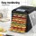 Devanti 9 Trays Food Dehydrator with Stainless Steel Trays LCD Touch Panel 35–70°C Timer Jerky Rack Included