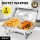 Alston 9L Bain Marie Chafing Dish Set 2x4.5L Premium 410 Stainless Steel Buffet Warmer with Foldable Frame