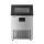 Devanti 45kg Commercial Ice Maker Machine Stainless Steel, 45 Cubes per Cycle, LED Control, Self-Cleaning, Black/Silver