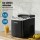Devanti Portable 12kg Ice Maker Machine, Self-Cleaning, Black, 1.2L, Quiet, Countertop Design with Scoop and Basket