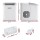 Devanti 12kg Portable Ice Maker, Self-Cleaning, 1.2L, White, Quiet, Countertop Design, 9 Cubes in 6-7
