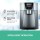 Devanti 2L Portable Ice Cuber Maker and Water Dispenser, Silver, 12kg Daily Output, 2 Ice Sizes, Compact Design