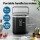 Devanti 12kg Countertop Ice Maker Machine Black 1.3L, Portable with Scoop Holder, Small and Large Cubes