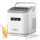 Devanti Portable Ice Maker Machine 12kg Daily Capacity, 1.3L Water Tank, Self-Cleaning, Quiet White Countertop