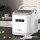 Devanti Portable Ice Maker Machine 12kg Daily Capacity, 1.3L Water Tank, Self-Cleaning, Quiet White Countertop