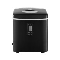 Devanti 15kg Ice Maker Machine Black Countertop, 3L, 3 Ice Sizes, Bullet-Shaped Cubes, Portable, Quiet Operation