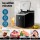 Devanti 15kg Ice Maker Machine Black Countertop, 3L, 3 Ice Sizes, Bullet-Shaped Cubes, Portable, Quiet Operation