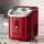 Devanti 15kg Nugget Ice Maker - Fast 5-Min Production, Eco-Friendly Red Design, 1.1L Tank, Self-Cleaning & Alarms
