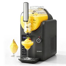 Devanti 5in1 Slushie & Ice Cream Maker, 2L Grey - Multi-Functional, No Pre-Freezing, Easy Clean, LED Display, 185W