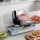Devanti 200W Meat Slicer 0–15mm Adjustable Stainless Steel Blade Food Slicer for Kitchen Silver 37x26x27cm