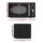 Devanti 20L Microwave Oven 700W Black Digital Control, 8 Auto Cook Menus, LED Display, Child Lock, Quick Defrost