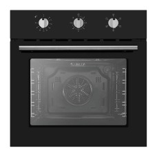 Devanti 60cm Built-In Electric Wall Oven, 70L, Stainless Steel, 5 Auto Cooking Modes, 120-Min Timer, Cool-Touch Handle