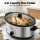 Devanti 6.5L Slow Cooker Electric Multi Cooker Oval Stoneware 3 Heat Settings Keep Warm Silver 240W Multi