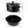 Devanti 5.6L Slow Cooker Electric Multi Cooker 3 Heat Settings Keep Warm Function Black 230W 41cm Oval