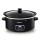 Devanti 5.6L Slow Cooker Electric Multi Cooker 3 Heat Settings Keep Warm Function Black 230W 41cm Oval