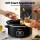 Devanti 5.6L Slow Cooker Electric Multi Cooker 3 Heat Settings Keep Warm Function Black 230W 41cm Oval