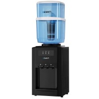 Devanti 22L Countertop Water Cooler Dispenser 7-Stage Filtration Hot Cold Room Temperature 3 Taps 220-240V