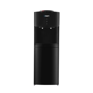 Devanti Water Cooler Dispenser, Metal & Plastic, Black, 30x30x87.5cm, Hot & Cold Dual Taps, Child-Lock Safety