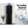 Devanti 22L Water Cooler Dispenser Stand Black with 7-Stage Filtration, Dual Hot Cold Taps, Child Lock, Metal Body