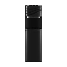 Devanti Water Cooler Dispenser, Plastic/Stainless Steel, Black, 31x34x104cm, Bottom Load, Hot/Cold/Warm, Child-Lock