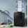 Devanti Water Cooler Dispenser, Plastic & Stainless Steel, Bench Top, Black, Dual Hot/Cold Spouts, Child-Lock Safety
