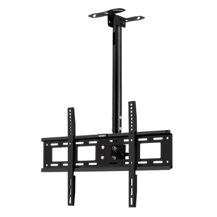 Artiss Full Motion TV Wall & Ceiling Mount Bracket for 32"-75" LED LCD TVs, 360° Rotatable, Black Iron, 50kg Capacity
