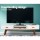 Artiss TV Stand Mount Bracket with Swivel for 32"-55" LED LCD, Black Metal Frame & Tempered Glass Base