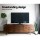 Artiss TV Stand Mount Bracket with Swivel for 32"-55" LED LCD, Black Metal Frame & Tempered Glass Base
