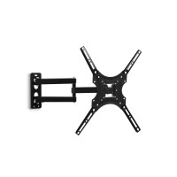 Artiss TV Wall Mount Bracket for 24"-50" Screens, Full Motion, Durable Steel, Tilt & Swivel, Cable Management, Black