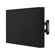 Artiss Outdoor TV Cover 55-58 Inch, Waterproof 600D Oxford, Dust & UV Protection with Remote Pocket & Velcro Straps