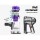 Devanti 450W Corded Stick Vacuum Cleaner, Handheld Convertible, 15kPa Suction, 4m Cable, Purple/Silver, 1Yr Warranty