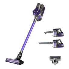 Devanti 150W Cordless Stick Vacuum Cleaner with Motorised Roller Brush, HEPA Filter, LED, 35min – Purple Devanti 150W Cordless Stick Vacuum Cleaner with Motorised Roller Brush, HEPA Filter, LED, 35min – Purple