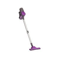 Devanti 500W Corded Stick Vacuum Cleaner, Bagless, 3.8m Cable, HEPA Filter, Convertible Handheld, Purple/Silver