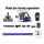 Devanti Cordless Stick Vacuum Cleaner - 150W, 8000Pa Suction, HEPA Filter, 2000mAh Battery, Purple, 35 Min Runtime