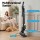 Devanti Cordless Vacuum Cleaner with Auto‑Empty Station 18kPa 40min Lightweight LED Head Grey 1.05kg
