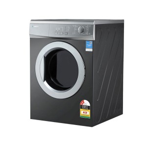 Devanti 7kg Vented Tumble Dryer, 15 Auto Programs, Moisture Sensor, Anti-Crease, Delay Start, Grey, 85cm High