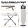 Artiss Foldable Ironing Board with Iron Rest Heavy-Duty Steel Frame Adjustable 7 Heights Compact Storage
