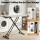 Artiss Foldable Ironing Board with Iron Rest Heavy-Duty Steel Frame Adjustable 7 Heights Compact Storage