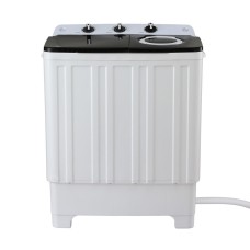 Devanti Portable Twin Tub Washing Machine 7KG - Compact, Lightweight, 380W Power, Easy Control, No Installation Needed