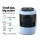Devanti Portable Washing Machine, Plastic, 3KG, Black - 2-in-1 Wash & Spin Dry, Quiet Operation, Shoe Brush Included