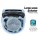 Devanti Portable Washing Machine, Plastic, 3KG, Black - 2-in-1 Wash & Spin Dry, Quiet Operation, Shoe Brush Included