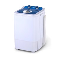 DEVANTi Portable Washing Machine, Plastic, 4.6KG, Blue, 2-in-1 Wash & Spin Dry, Quiet, Camping & Travel Friendly